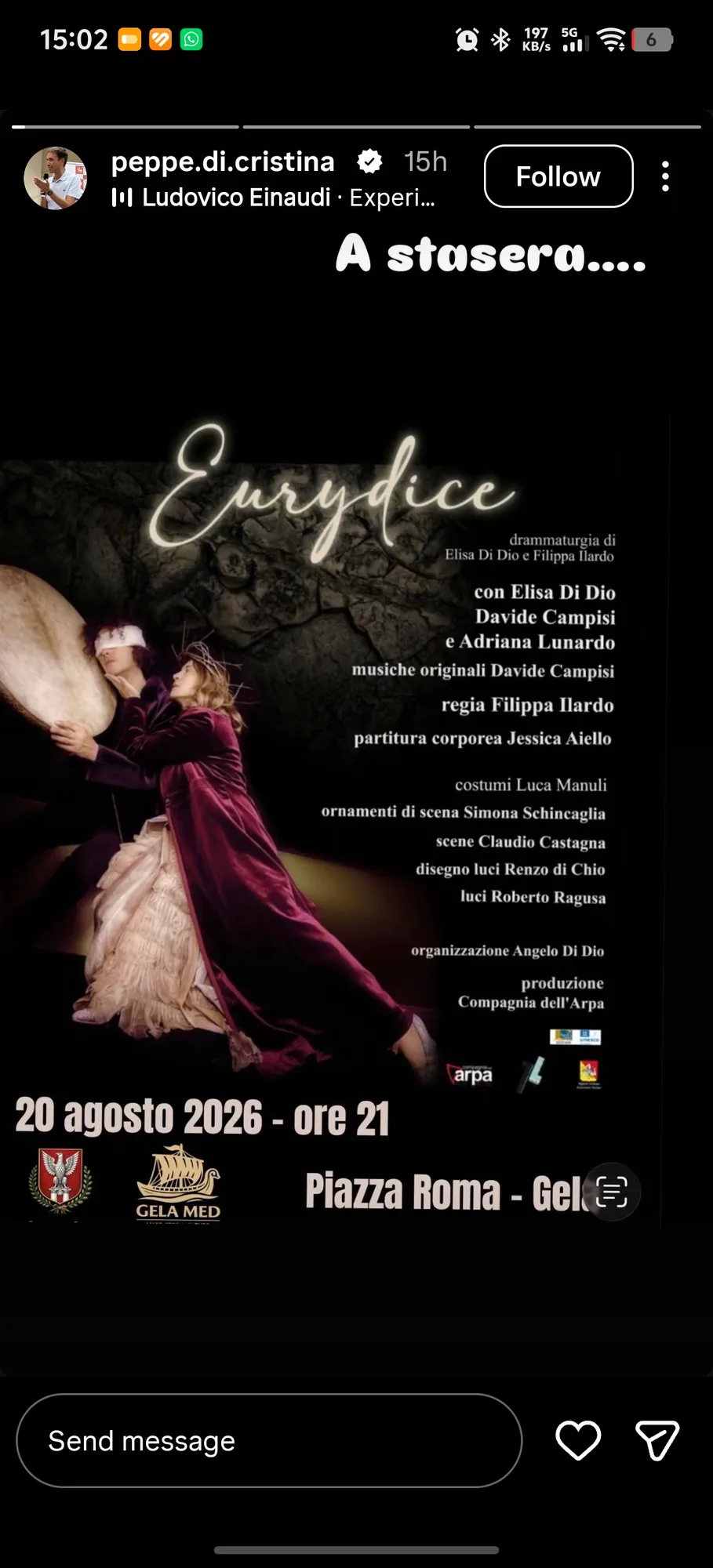 Poster for Eurydice 